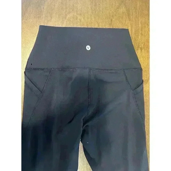 Velocity Womens High Waist Tummy Control Capri Legging Size Black Small (0154) - Picture 12 of 12